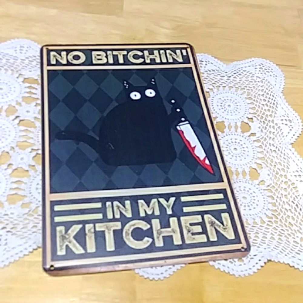Distressed, vintage look -  Kitchen wall art